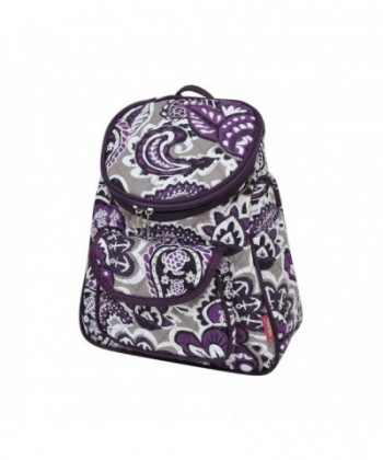 Purple Paisley NGIL Quilted Backpack