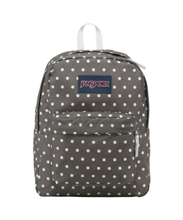 JanSport Backpack Shady Grey White