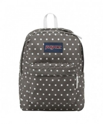 JanSport Backpack Shady Grey White