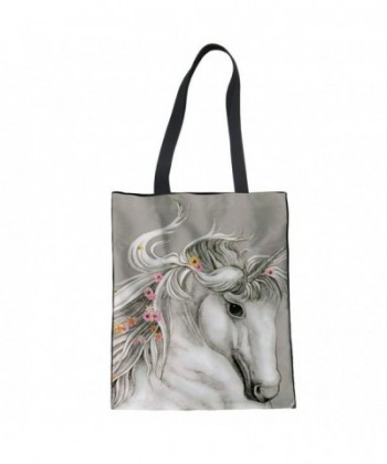 CuMagical Unicorn Canvas Shopping Handbag