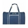 Personalized Unisex Navy Duffle Beige