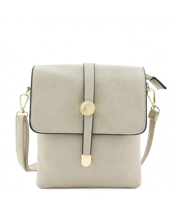 Small Flap Top Crossbody Sand