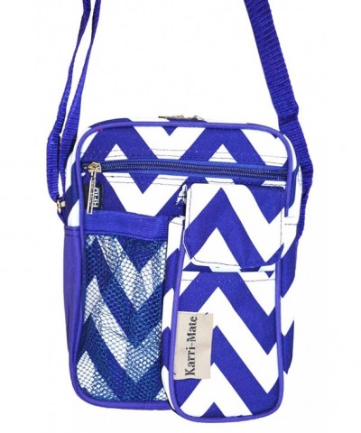 Karri Mate Chevron Hipster Crossbody Purple