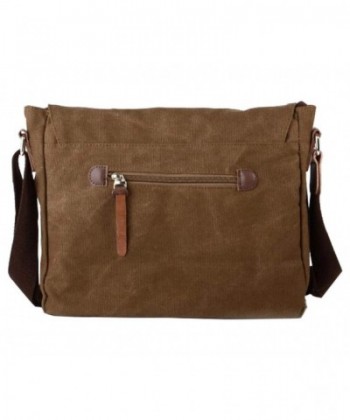 Messenger Bag-Canvas Vintage Retro Shoulder Bookbag Satchel Working Bag ...