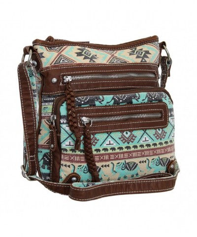 Aztec Elephant Print Purse Crossbody