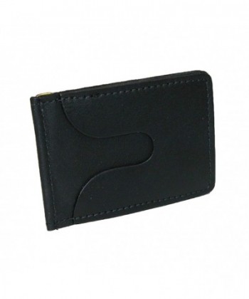 CTM Leather Money Holder Black