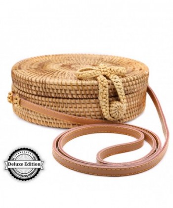 NATURALS Handwoven Rattan Crossbody Genuine