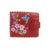 Lavishy Flower Butterfly Embroidery Leather