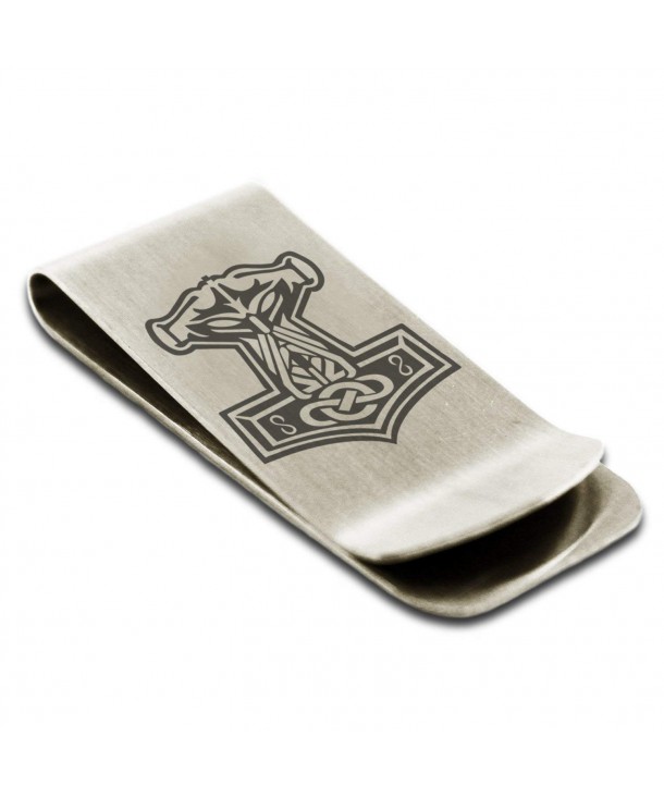 Stainless Mjolnir Hammer Viking Engraved