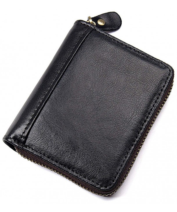 Blocking Leather Secure Credit Keychain