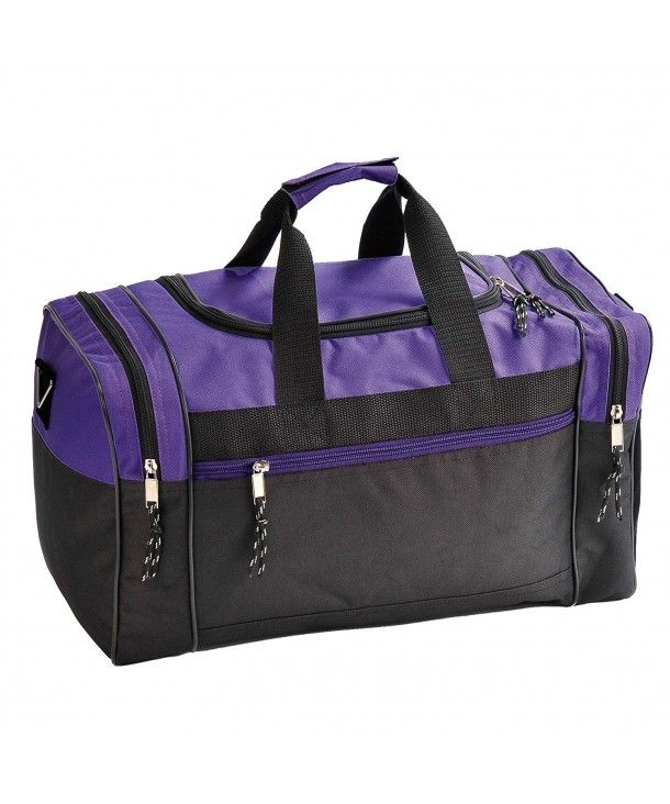 purple gym bag