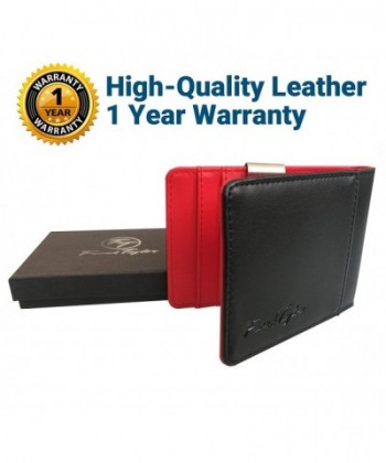 Handmade Leather Money Clip Wallet by - Warranty- RFID- Minimalist ...