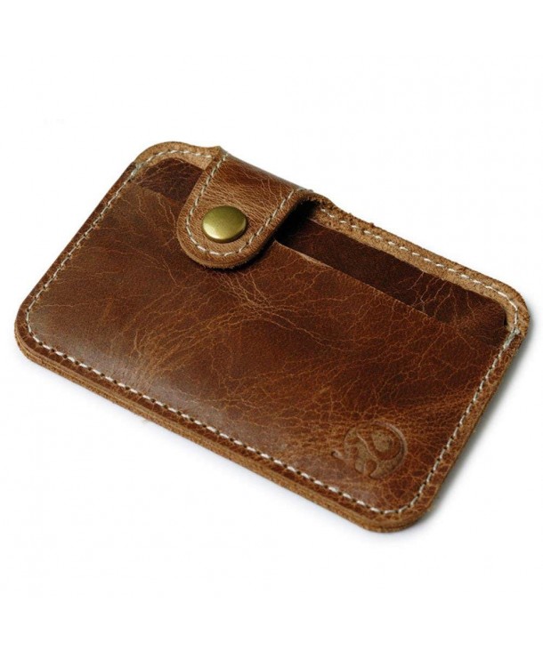 Slim Leather Wallet Credit Sleeve