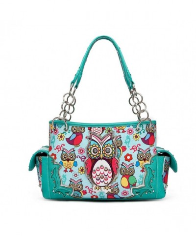 Colorful Print Over Handle Satchel