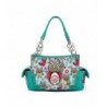 Colorful Print Over Handle Satchel