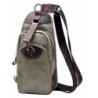 Gootium Canvas Unbalance Shoulder Backpack