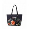 Womens Canvas Shoulder Embroidery Handbag