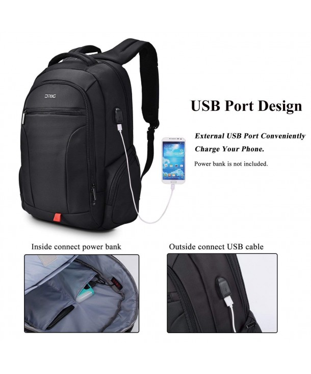 Backpack Resistant Business Computer - Black - C818E30RMZW