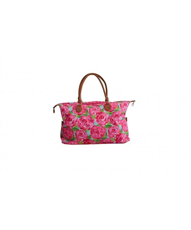 Lilly Inspired Rose Coral Weekender