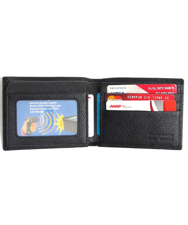 Blocking Genuine Leather Wallet Bifold