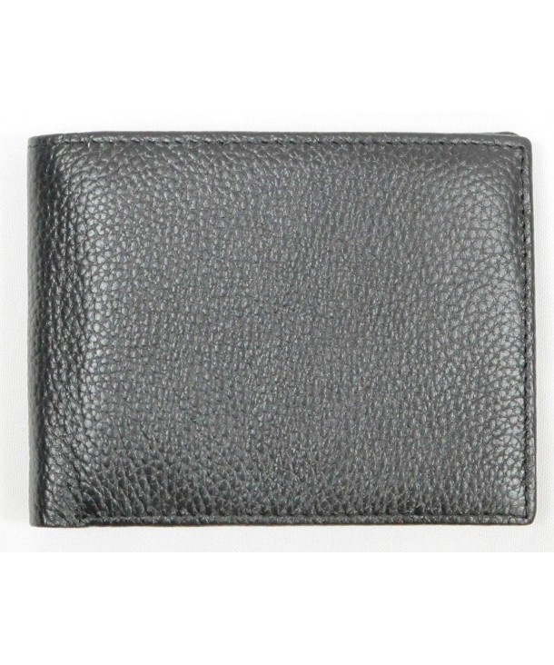 RFID Blocking Genuine Top Grain Leather Men's Wallet Bifold ID Window 8 ...