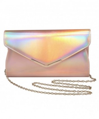 Iridescent Leather Evening Shoulder Crossbody