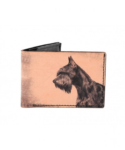 Schnauzer Handmade Digital Printed Leather