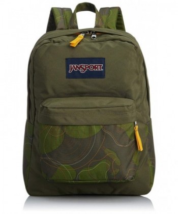 JanSport Superbreak Backpack Green Machine