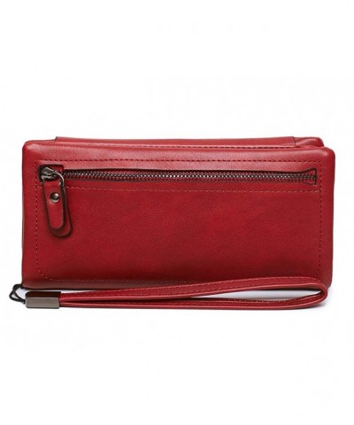 ALAIX Leather Walllet Organizer Wristlet