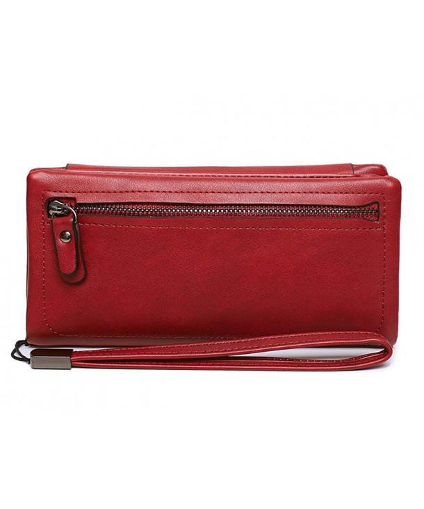 ALAIX Leather Walllet Organizer Wristlet