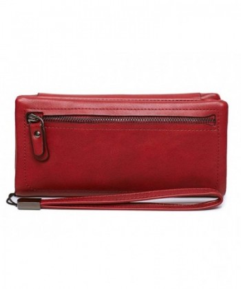 ALAIX Leather Walllet Organizer Wristlet