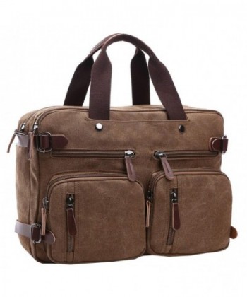 Berchirly Unisexs Canvas Duffel Backpacks