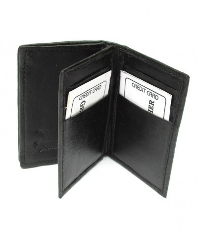 Black Leather Weight Bifold Wallet