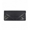 Leather Textured Envelope Evening Handbag