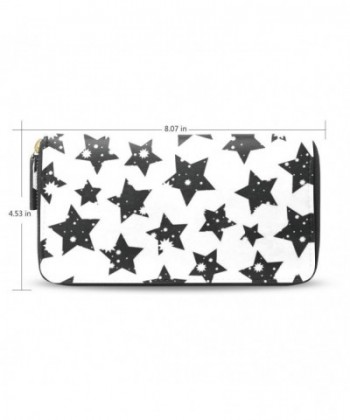 Womens Stars Pattern Wallet Holder