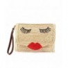 Kissy Woven Purses Envelope Clutch