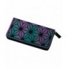 LANPA Holographic Geometric Clutch Wallet