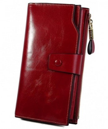 YALUXE Genuine Leather Blocking Wallets