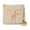 Bueno Multi Pocket Crossbody Handbag Khaki