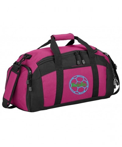 Personalized Soccer Sports Duffel Tropical