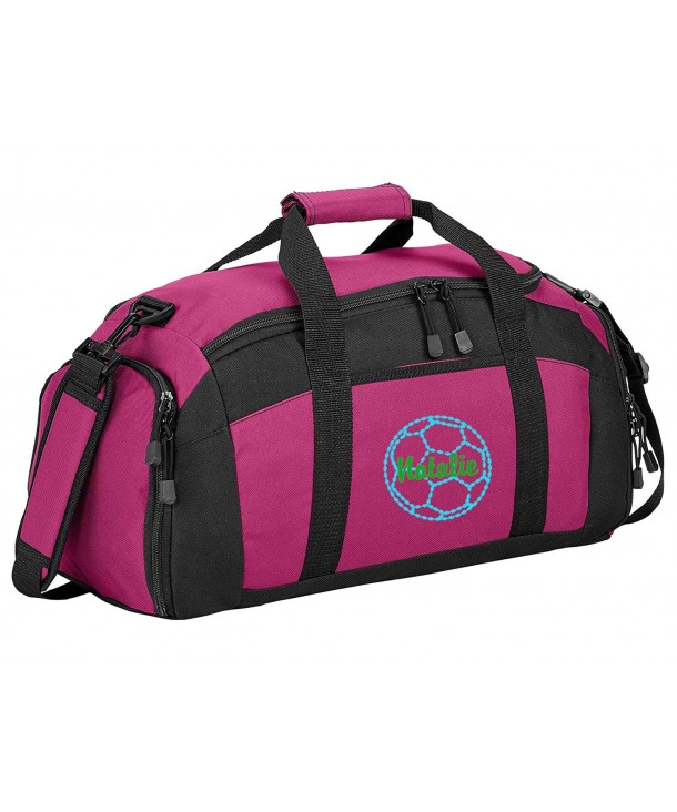 Personalized Soccer Sports Duffel Tropical