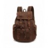 AUGUR Vintage Leather Backpack Rucksack