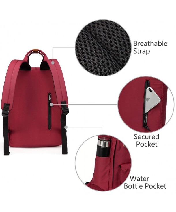 School Backpack-Unisex Anti-theft Vintage Water Resistant Bookbag ...