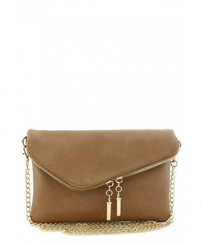 Envelope Wristlet Clutch Crossbody Chain