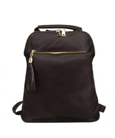 Fiswiss Genuine Leather Backpack Shoulder
