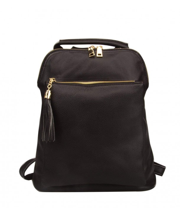 Fiswiss Genuine Leather Backpack Shoulder