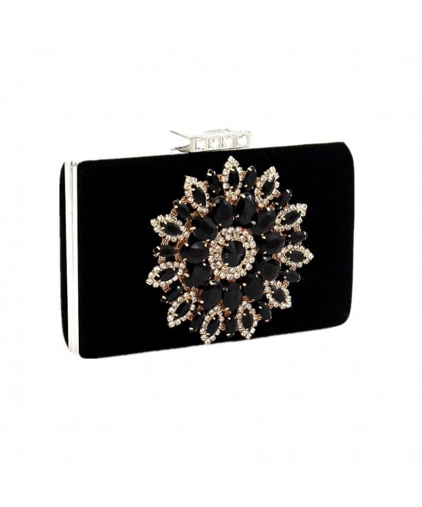 Shiratori Glitter Rhinestone Handbags Clutches