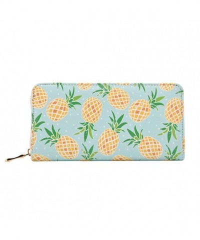 Kukoo Leather Zipper Pineapple Designer