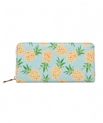 Kukoo Leather Zipper Pineapple Designer