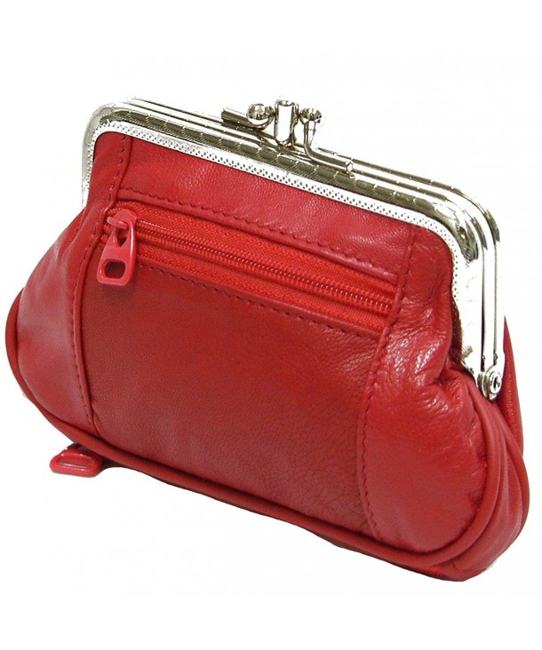 Womens Leather Wallet Organizer Closures